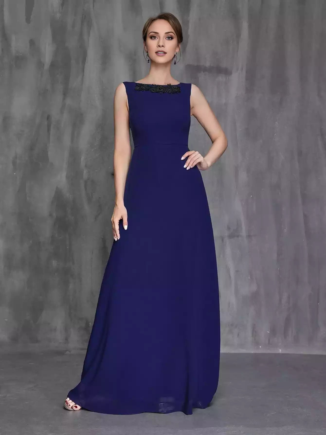 Womens' Solid Chiffon Two-piece Sets Mother of the Bride Dress
